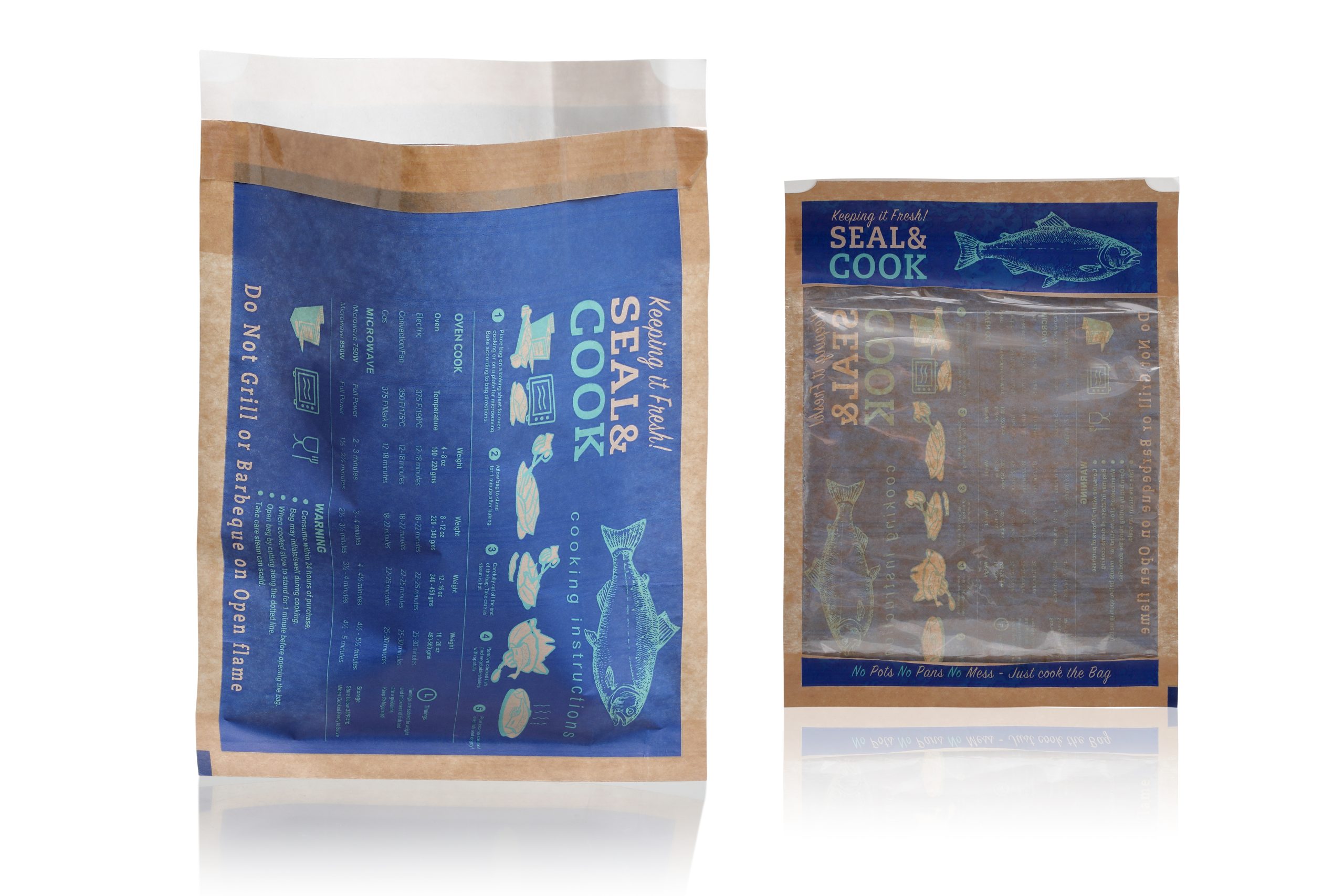 Seal and Cook fillet gum seal bag